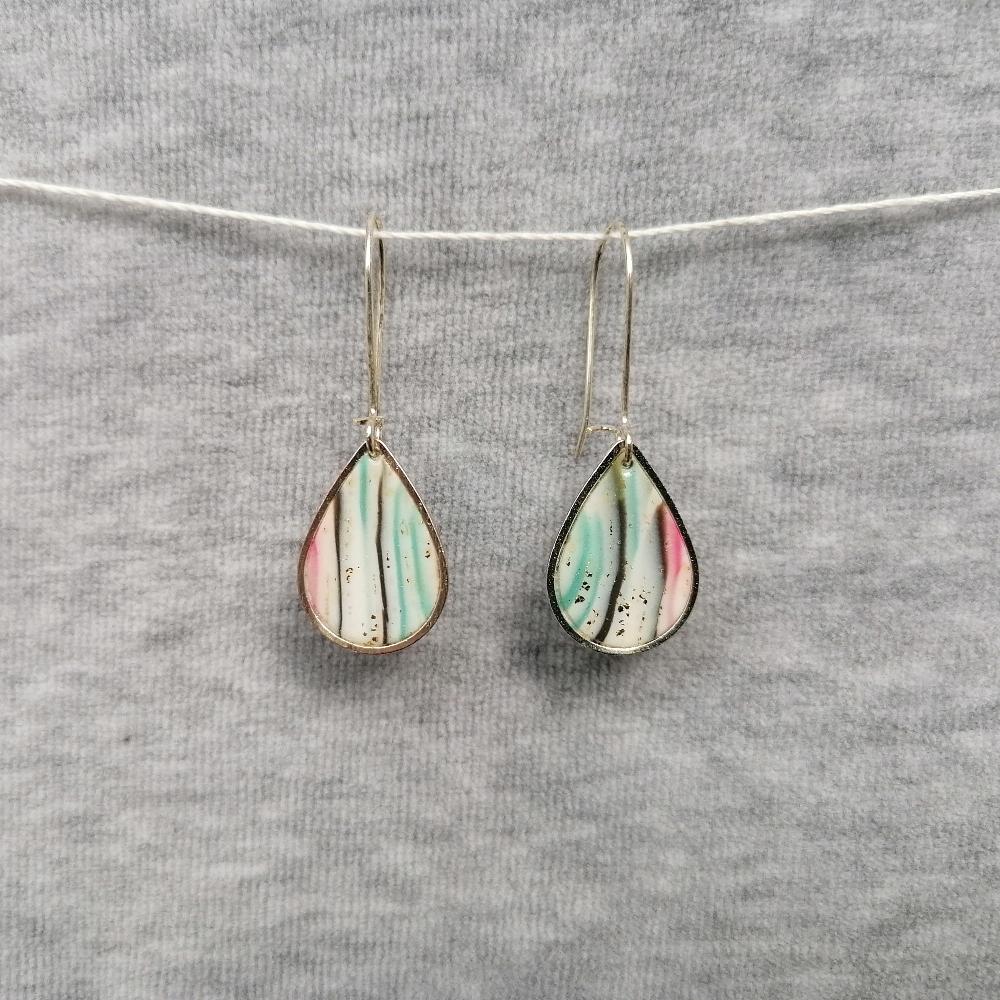 Boucle d'oreille _ "Coup de crayon" 5b