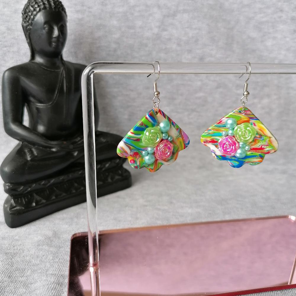 Boucle d'oreille - "Inspiration du moment" 8