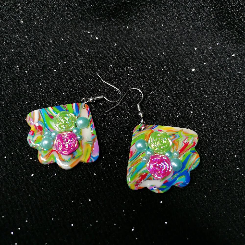Boucle d'oreille - "Inspiration du moment" 8e
