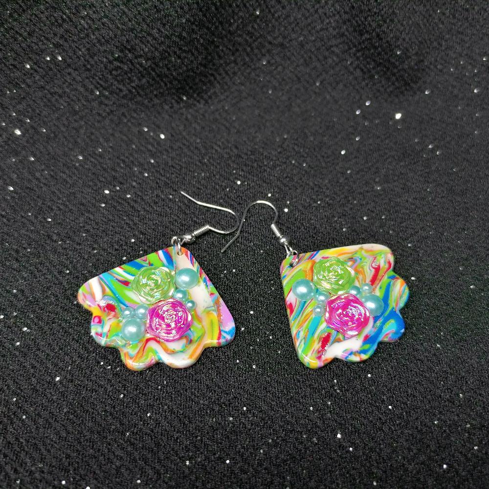 Boucle d'oreille - "Inspiration du moment" 8g