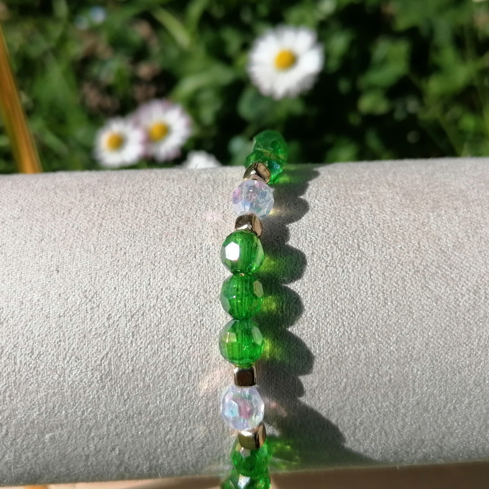Bracelet perle acrylique - Saint Patrick L3-1