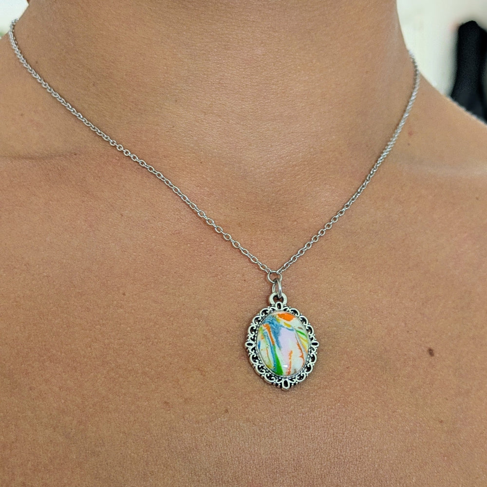 Collier "Eclats d'émotion" V3b - polymère