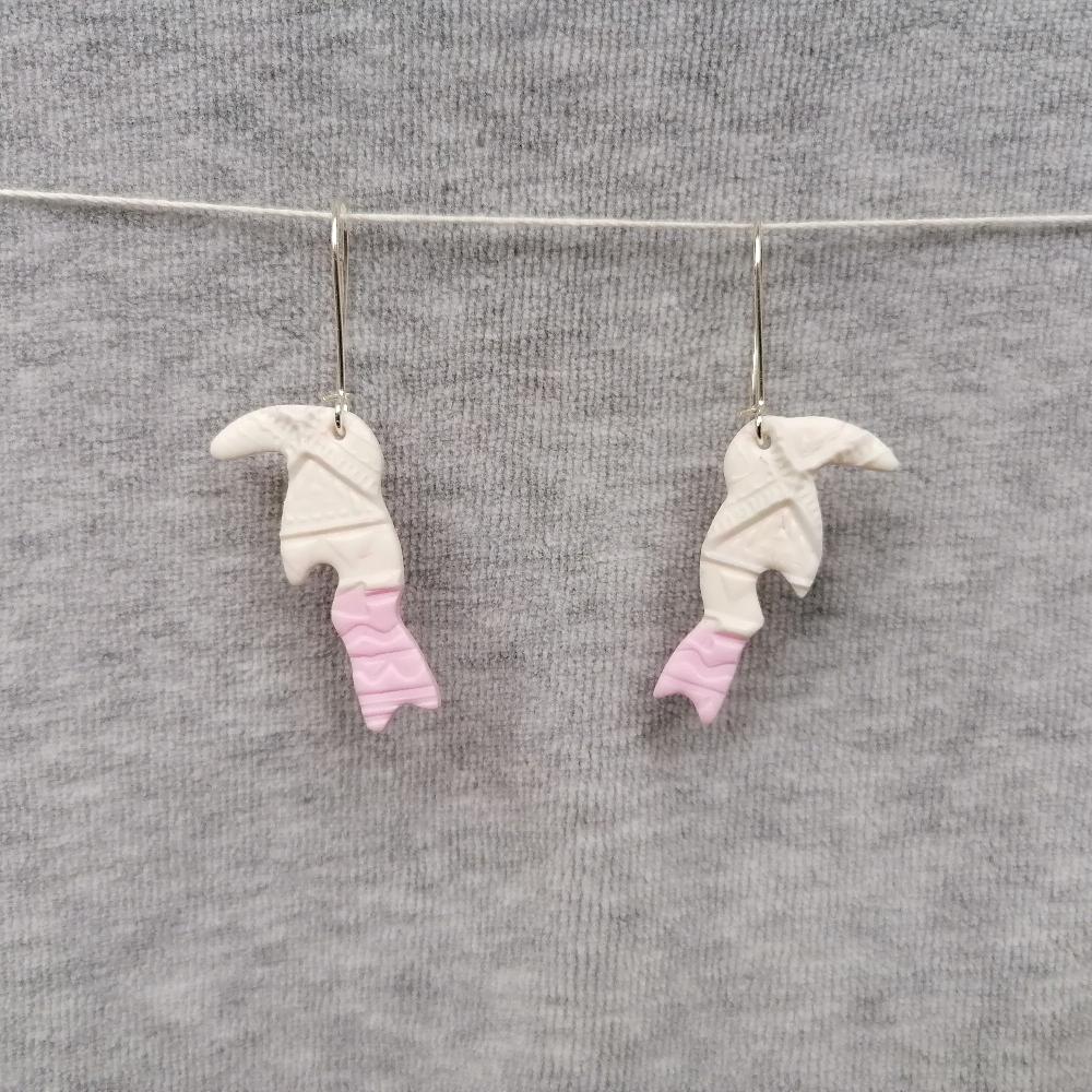 Boucle d'oreille _ "Pink Sweetness" 12b