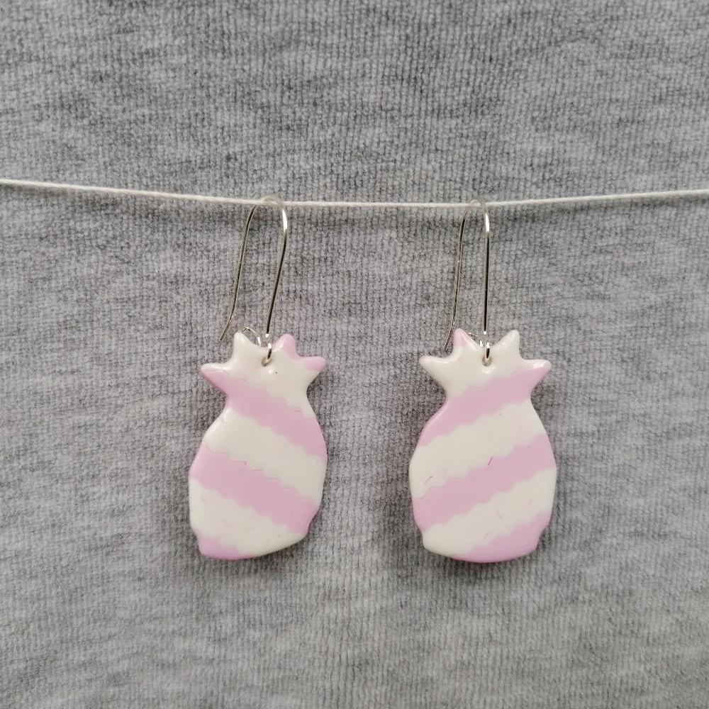 Boucle d'oreille _ "Pink Sweetness" 17b
