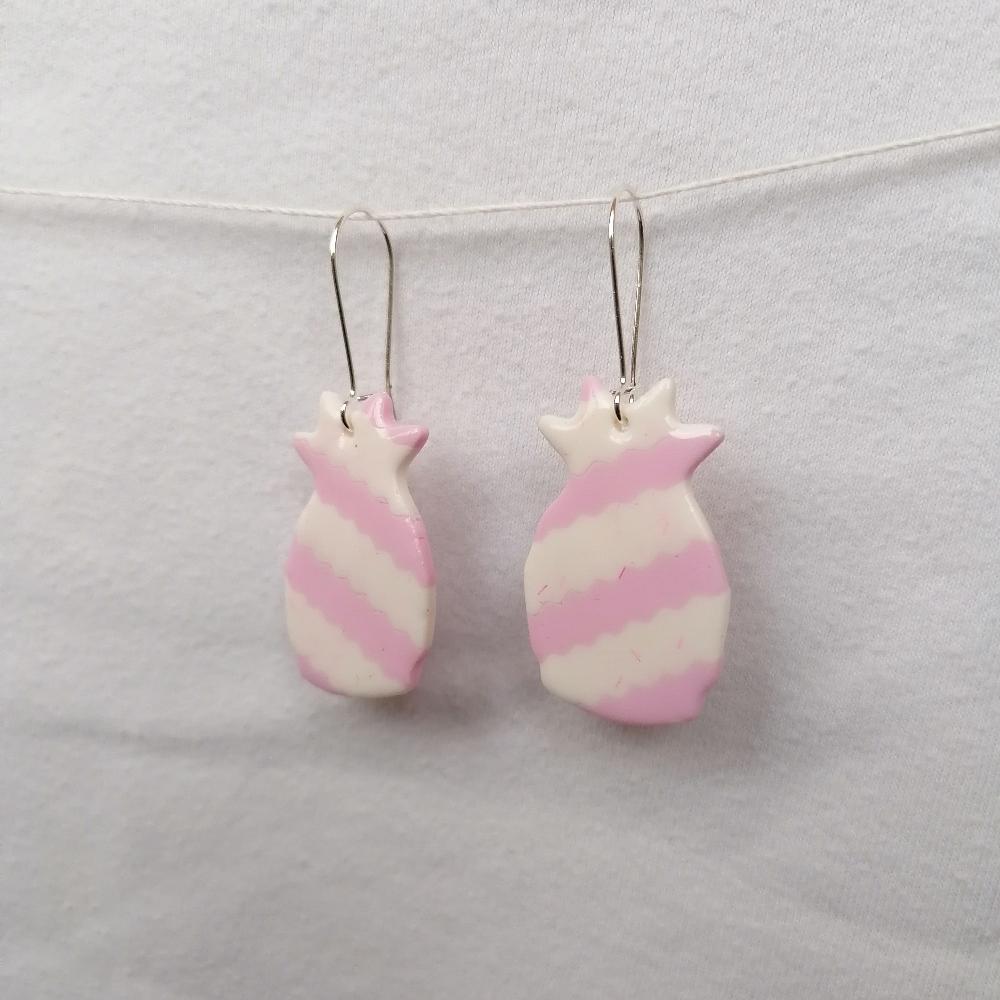 Boucle d'oreille _ "Pink Sweetness" 17c