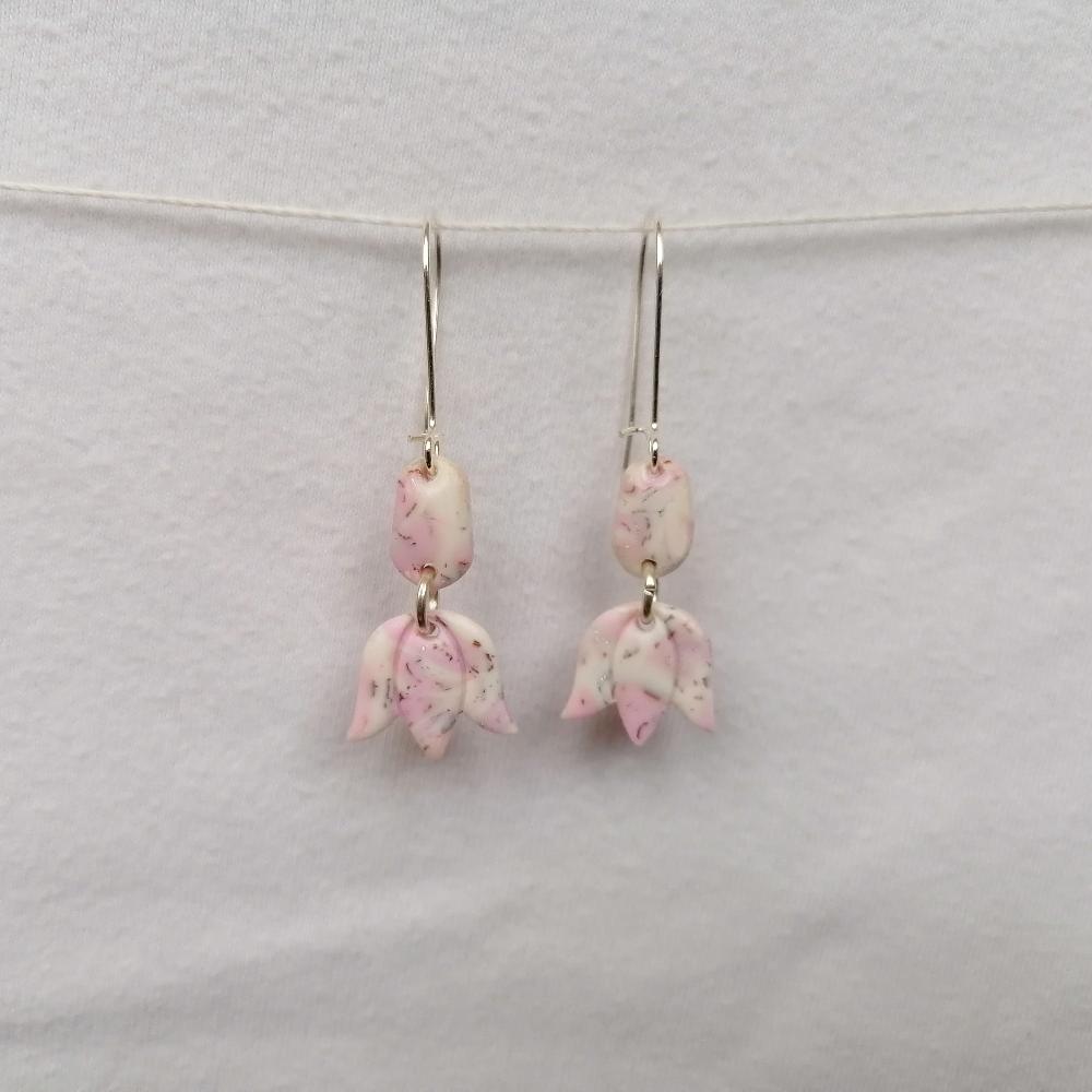 Boucle d'oreille _ "Pink Sweetness" 5c