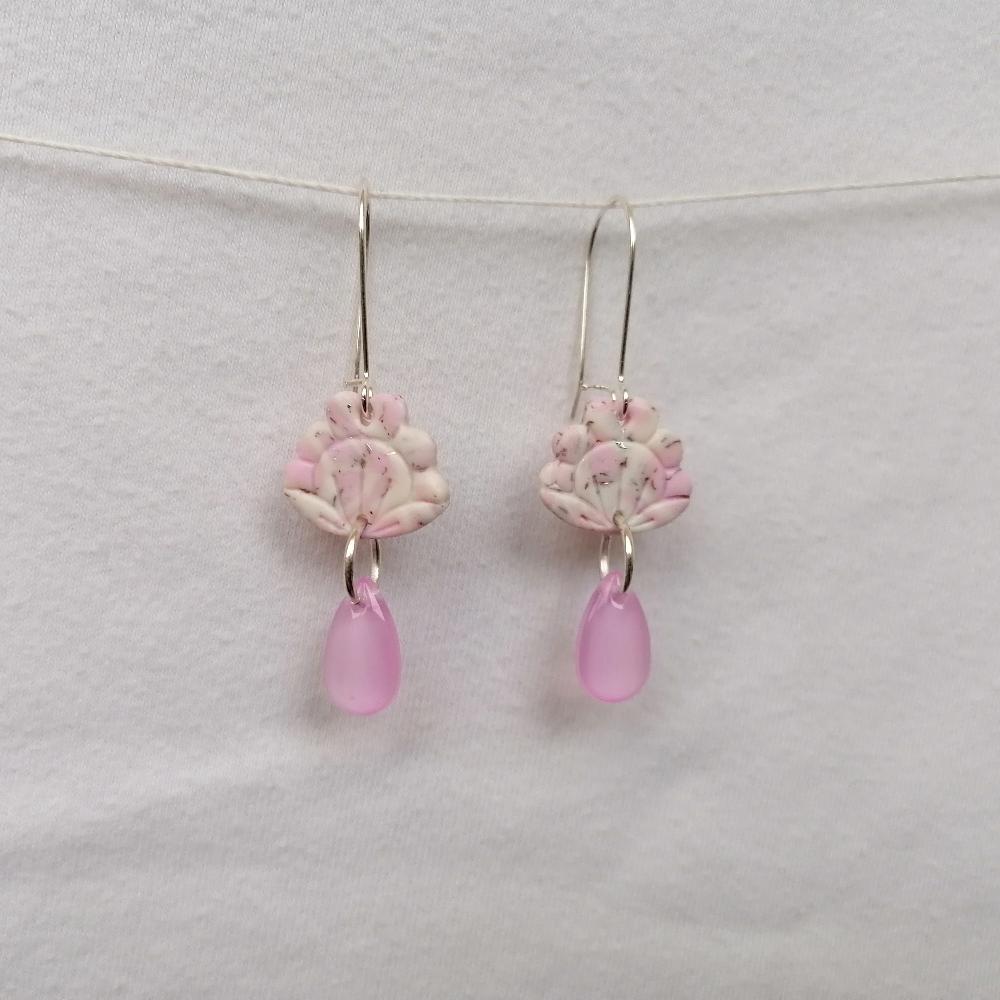 Boucle d'oreille _ "Pink Sweetness" 7c