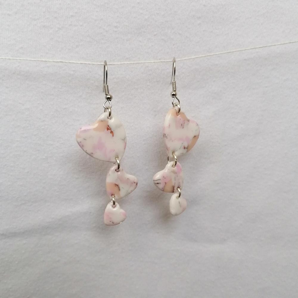 Boucle d'oreille _ "Pink Sweetness" 8c