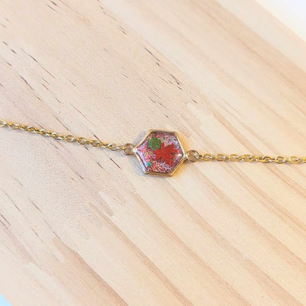 Bracelet Résine "Noël" — Modèle 1