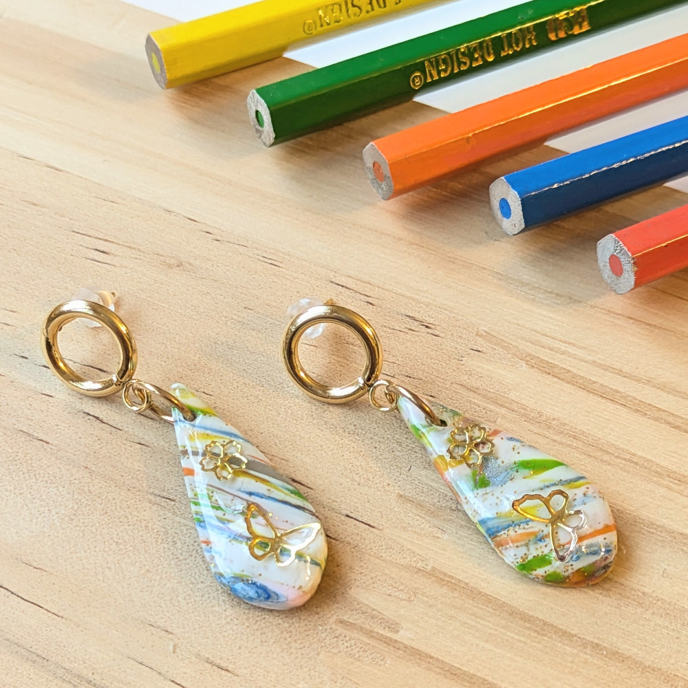 Boucles "Coup de Crayon II" — Modèle 14