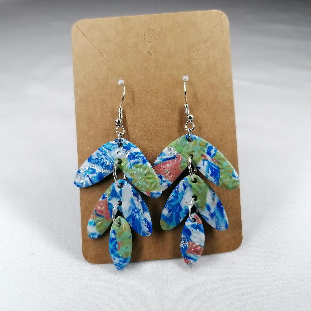 Boucle d'oreille _ "Bali" 4b