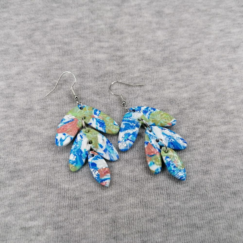 Boucle d'oreille _ "Bali" 4c