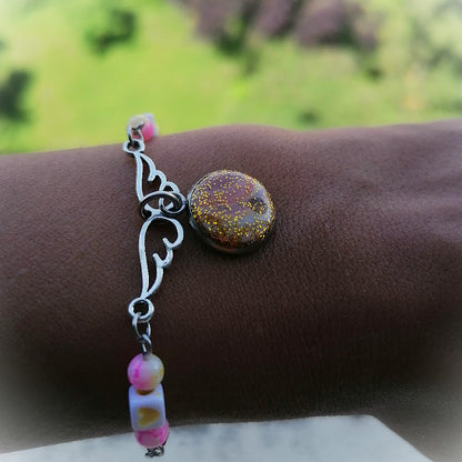 Bracelet incursion pâte polymère - Plaisir d'offrir - V11_d