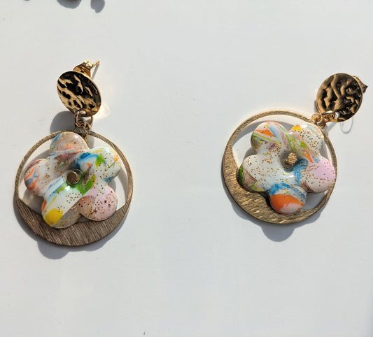 Boucles "Coup de crayon" — Modèle 8
