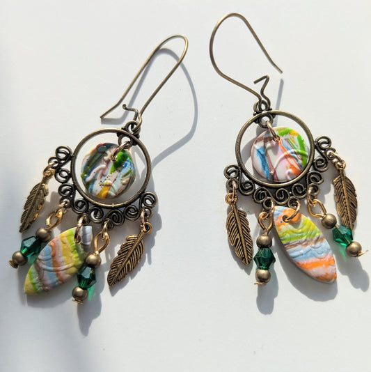Boucles "Coup de crayon" — Modèle 9