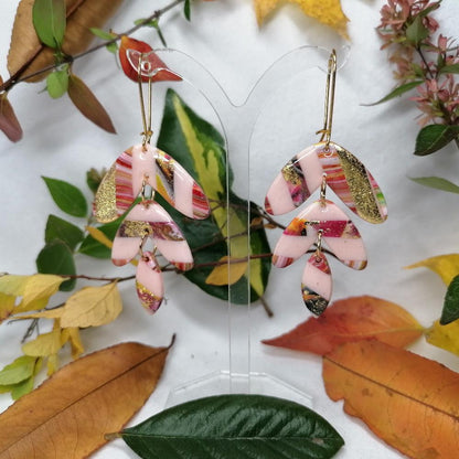 Boucle d'oreille _ "Eté Indien" 4c