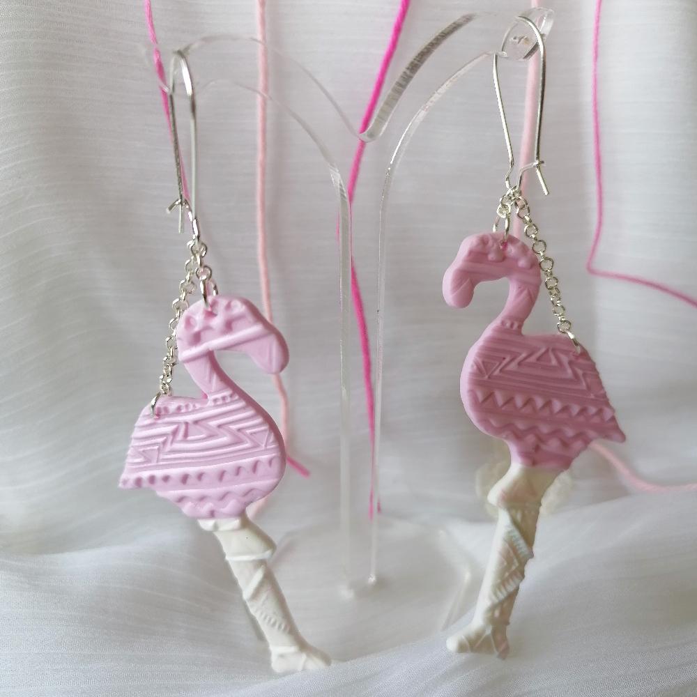 Boucle d'oreille _ "Pink Sweetness" 19a