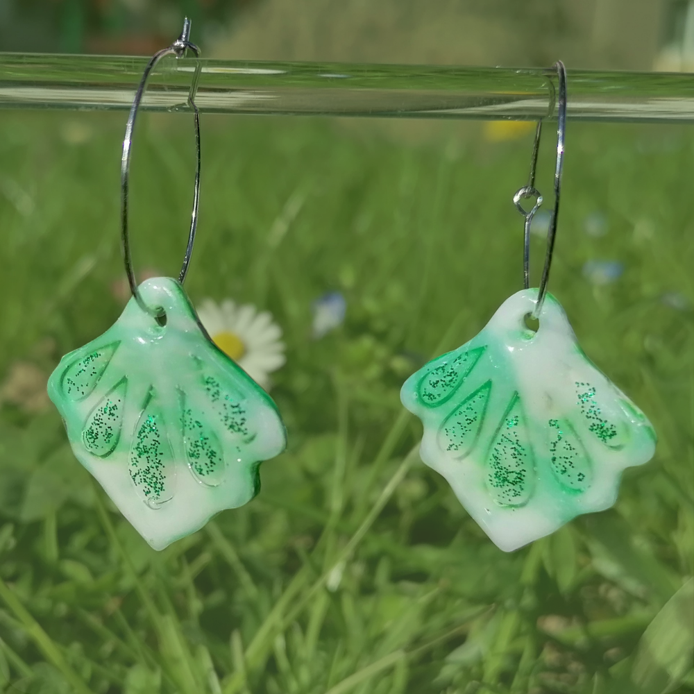 Boucle d'oreille polymère - Saint Patrick 11a