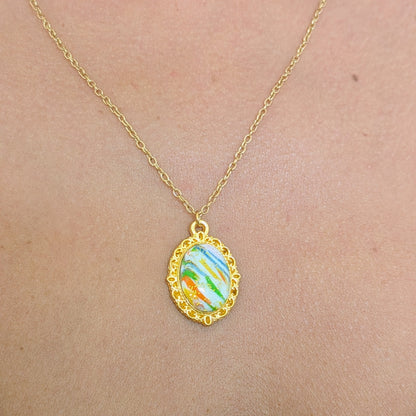 Collier "Eclats d'émotion" V1c - polymère
