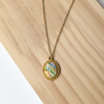 Collier "Eclats d'émotion" V1 - polymère