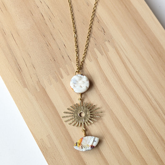 Collier "Eclats d'émotion" V2 - polymère
