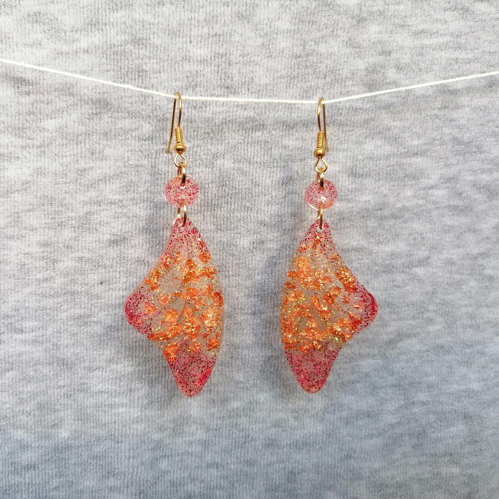 Boucle d'oreille _ "Papillons" 2b