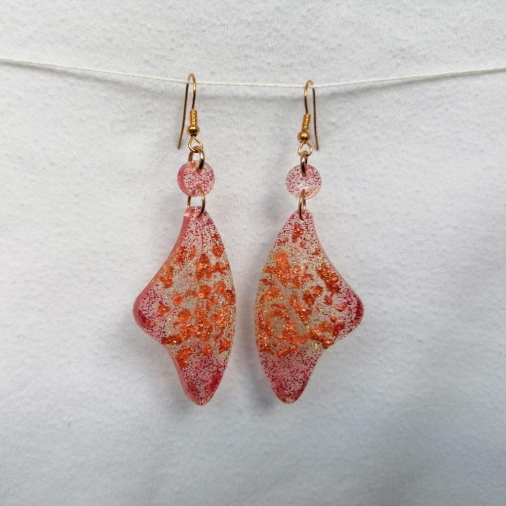 Boucle d'oreille _ "Papillons" 2c