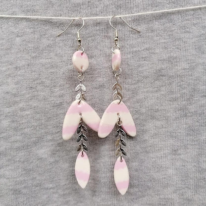 Boucle d'oreille _ "Pink Sweetness" 14b