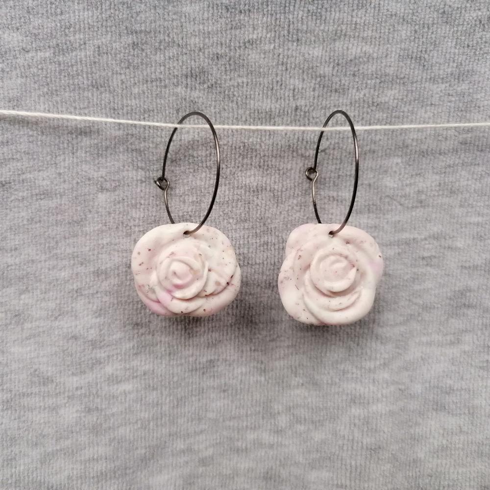 Boucle d'oreille _ "Pink Sweetness" 18b