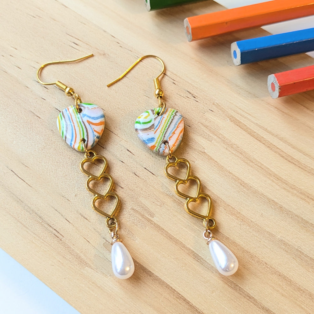 Boucles "Coup de Crayon II" — Modèle 11