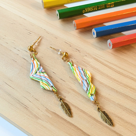 Boucles "Coup de Crayon II" — Modèle 12