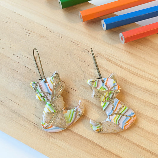 Boucles "Coup de Crayon II" — Modèle 16