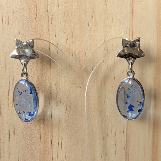 Boucles Résine "Noël" — Modèle 4