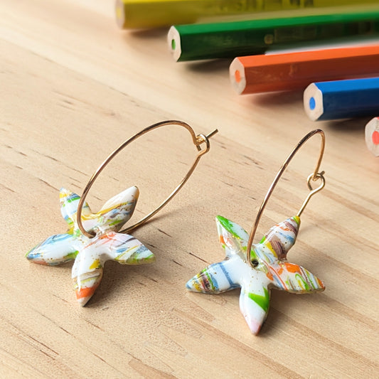 Boucles "Coup de Crayon II" — Modèle 4