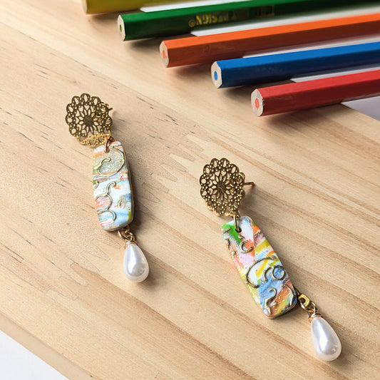 Boucles "Coup de Crayon II" — Modèle 5