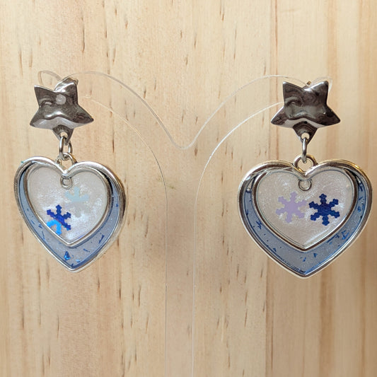 Boucles Résine "Noël" — Modèle 5