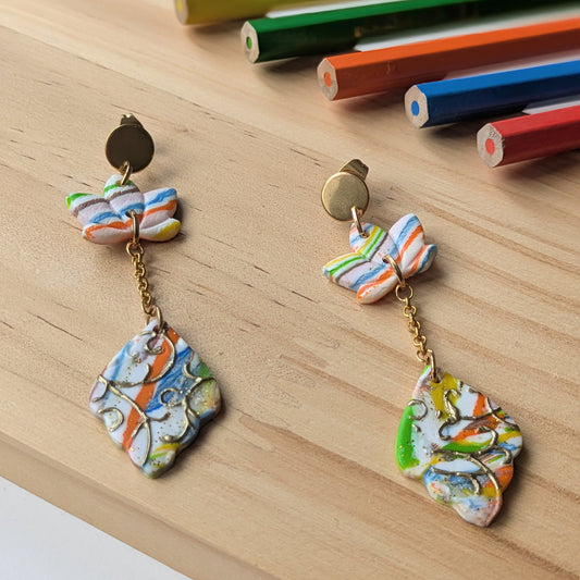 Boucles "Coup de Crayon II" — Modèle 6