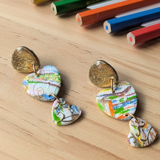 Boucles "Coup de Crayon II" — Modèle 7