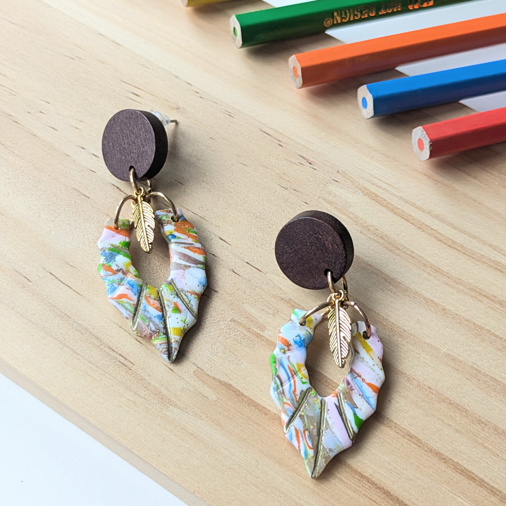 Boucles "Coup de Crayon II" — Modèle 9